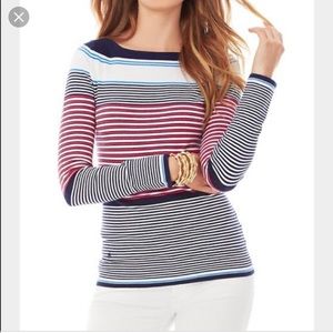 Lilly Pulitzer boatneck sweater